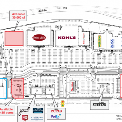 84South Shopping center plan - map of store locations