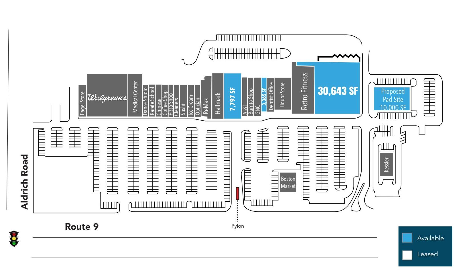 Aldrich Plaza (26 stores) shopping in Howell, New Jersey NJ NJ 07731