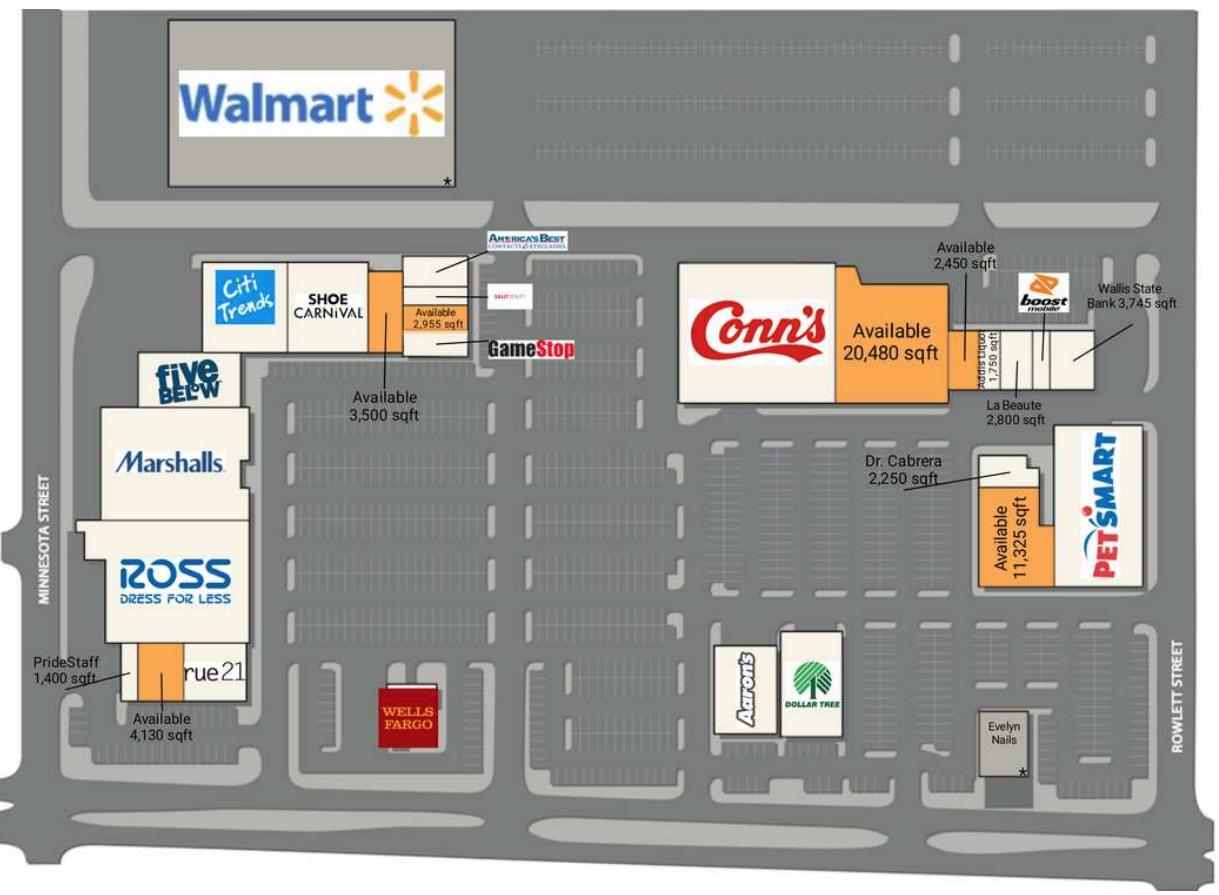 Almeda Crossing (25 stores) shopping in Houston, Texas TX TX 77075
