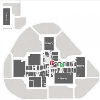 Antelope Valley Mall plan - map of store locations