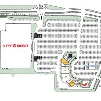 Arbrook Oaks Shopping Center plan - map of store locations