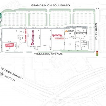 Assembly Square plan - map of store locations