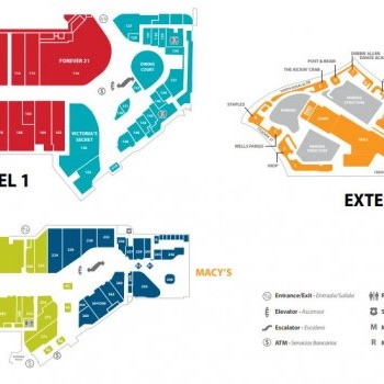 Baldwin Hills Crenshaw Plaza plan - map of store locations