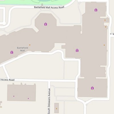 Battlefield Mall plan - map of store locations