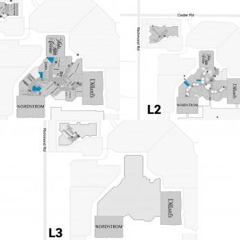 Beachwood Place plan - map of store locations