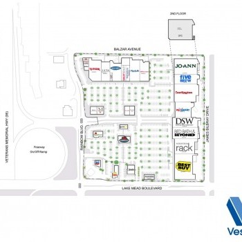 Best In The West Shopping Center plan - map of store locations