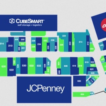 Birchwood Mall plan - map of store locations