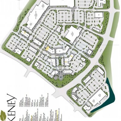 Blakeney plan - map of store locations