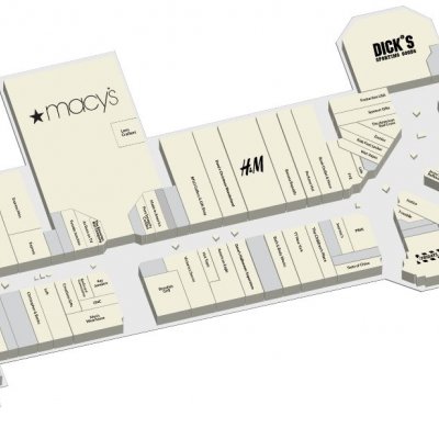 Boulevard Mall plan - map of store locations