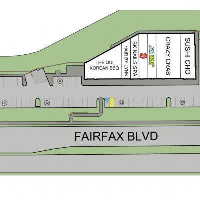 Boulevard Marketplace plan - map of store locations