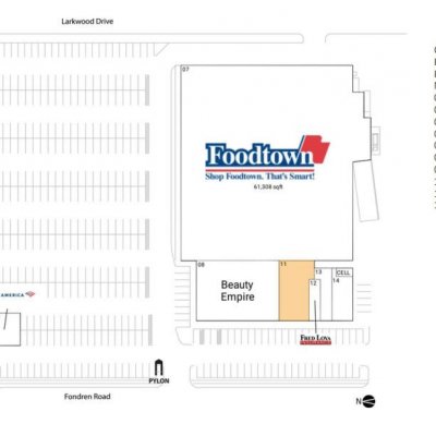 Braesgate plan - map of store locations