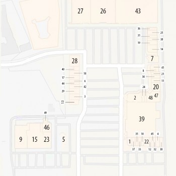 Brentwood Place plan - map of store locations