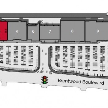 Brentwood Square plan - map of store locations