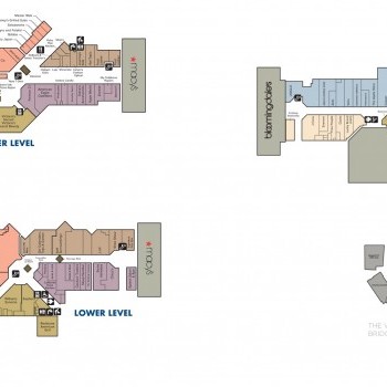 Bridgewater Commons plan - map of store locations