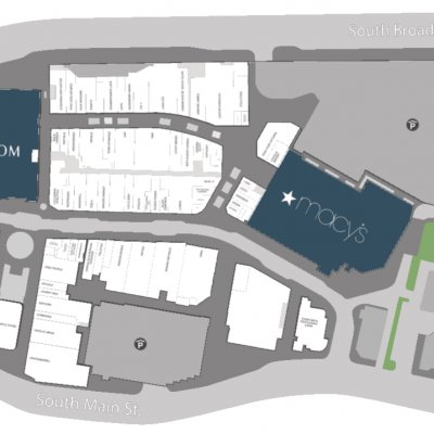 Broadway Plaza plan - map of store locations