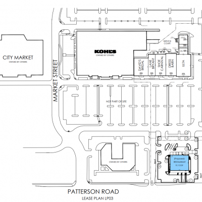 Canyon View Marketplace plan - map of store locations