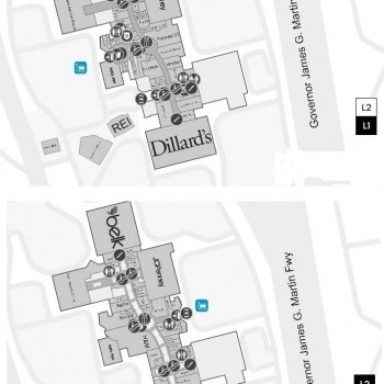 Carolina Place plan - map of store locations