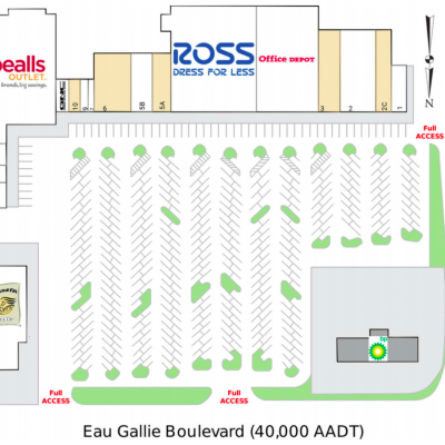 Causeway Shopping Center plan - map of store locations