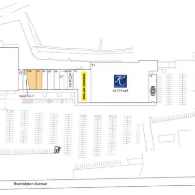 Cave Spring Corners plan - map of store locations