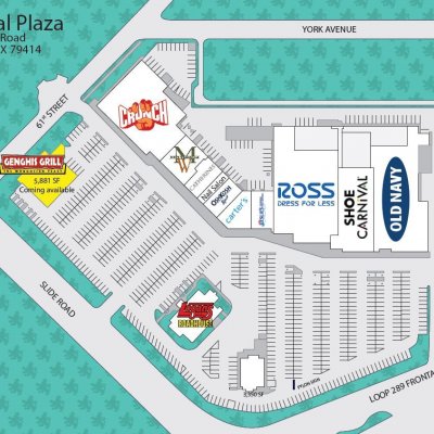 Central Plaza plan - map of store locations