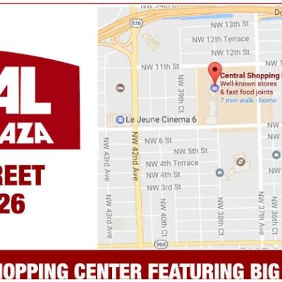Central Shopping Plaza plan - map of store locations