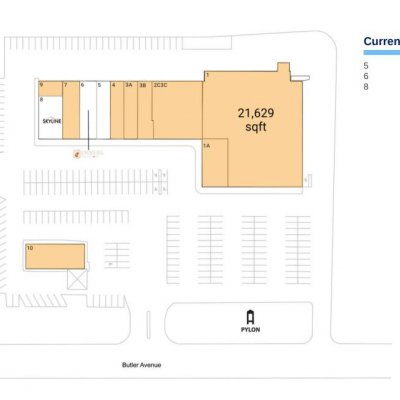 Chalfont Village Shopping Center plan - map of store locations