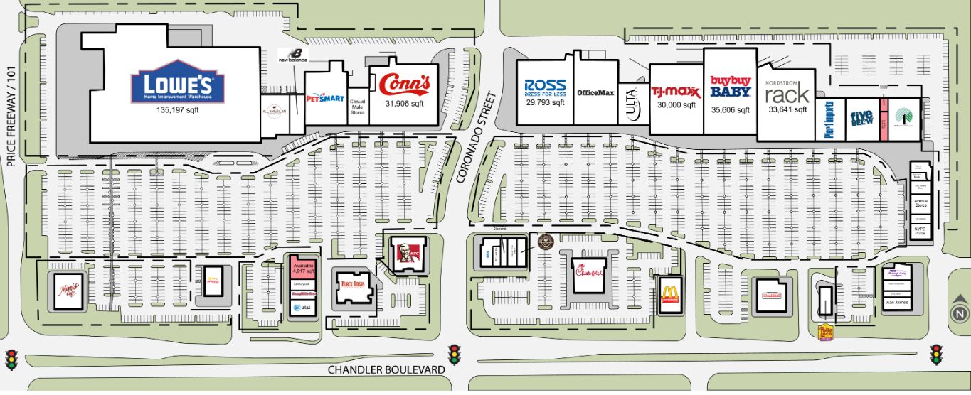 Chandler Fashion Mall Map Chandler Festival 42 Stores Shopping In Chandler Arizona Az 85224 Mallscenters