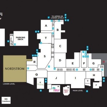 Cherry Hill Mall plan - map of store locations