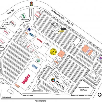 Cherrydale Point plan - map of store locations