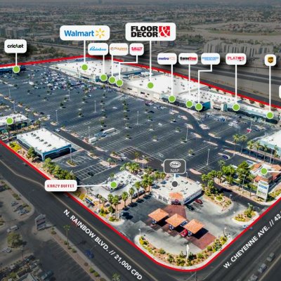 Cheyenne Commons plan - map of store locations