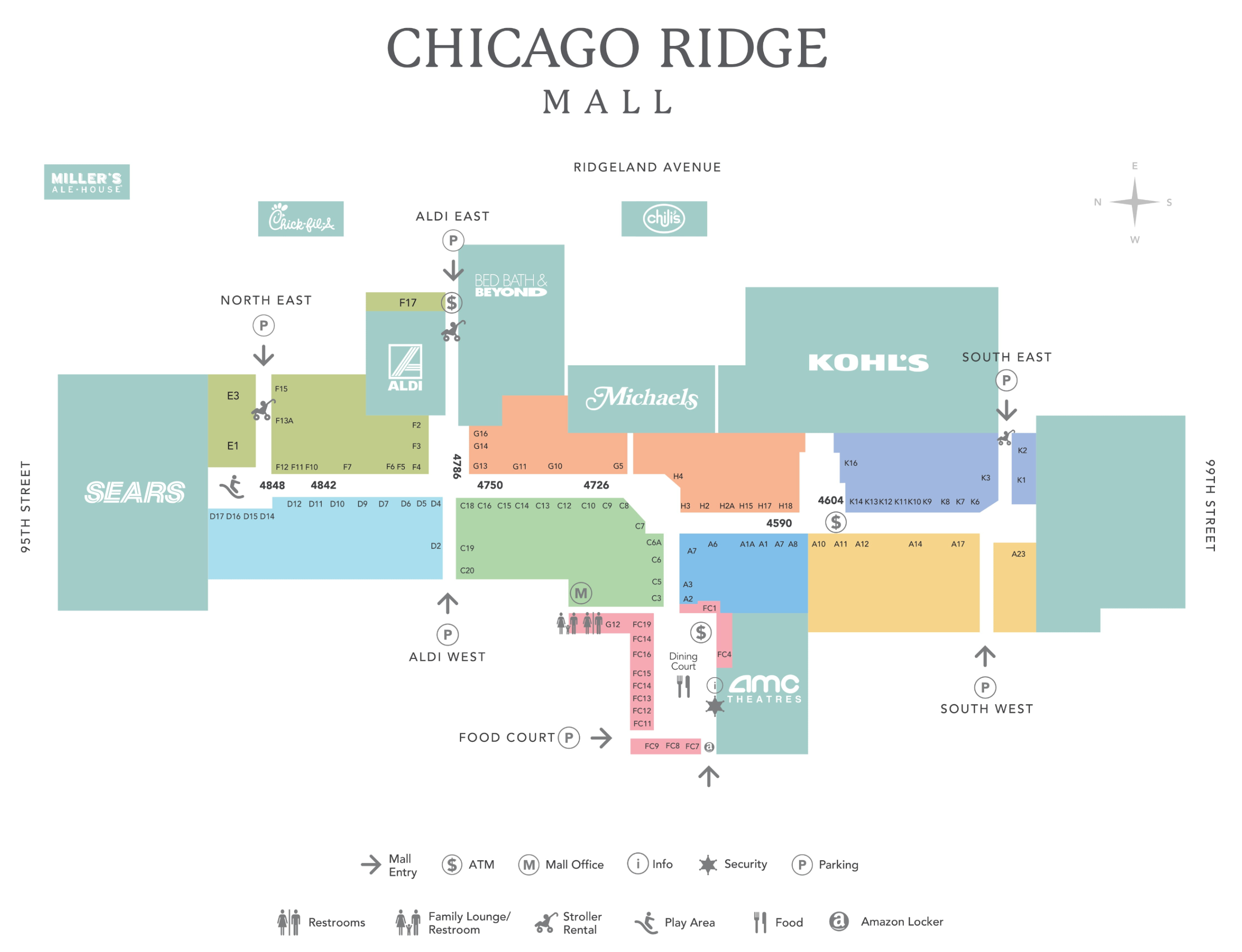 Chicago Ridge Mall (118 stores) shopping in Chicago Ridge, Illinois
