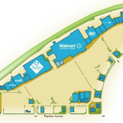 Chino Spectrum Towne Center plan - map of store locations