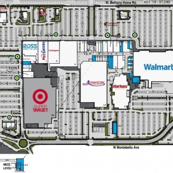 Christown Spectrum Mall plan - map of store locations