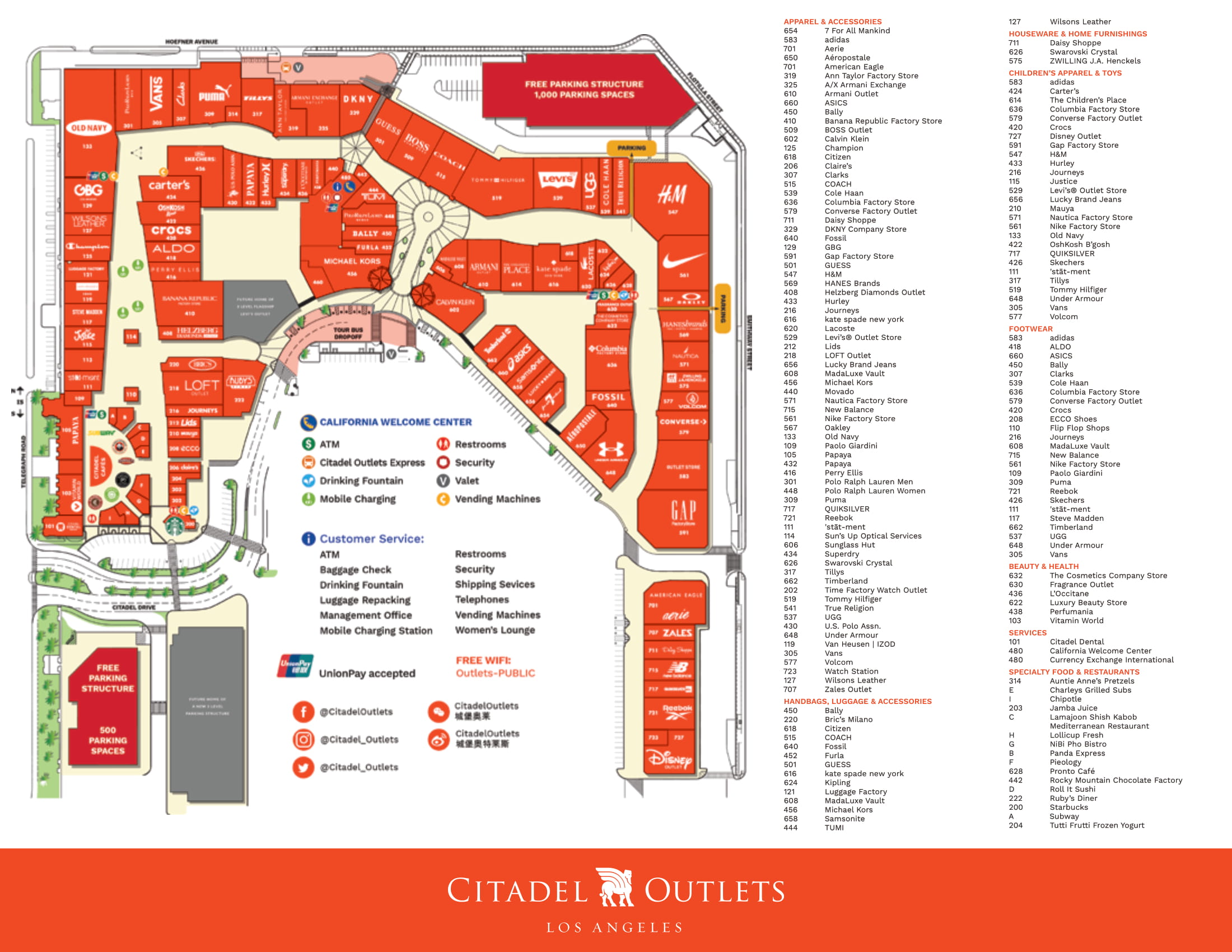 Citadel Outlets (113 stores) - outlet 