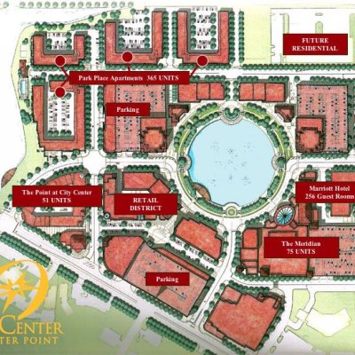 City Center at Oyster Point plan - map of store locations