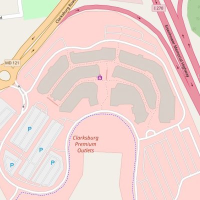 Clarksburg Premium Outlets plan