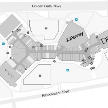 Coastland Center plan - map of store locations