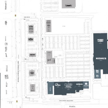 Colonial Square plan - map of store locations