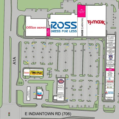 Concourse Village plan - map of store locations