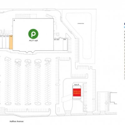 Conway Crossing plan - map of store locations