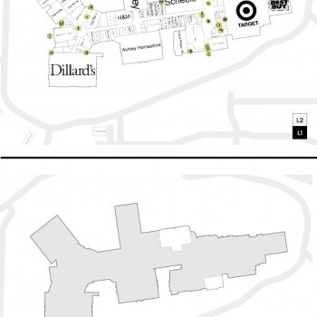 Coral Ridge Mall plan - map of store locations