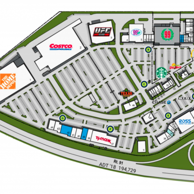 Corona Hills Plaza plan - map of store locations