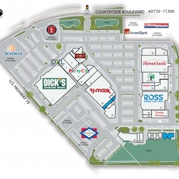 Countryside Square Centre plan - map of store locations