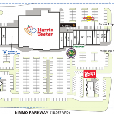 Courthouse Marketplace plan - map of store locations