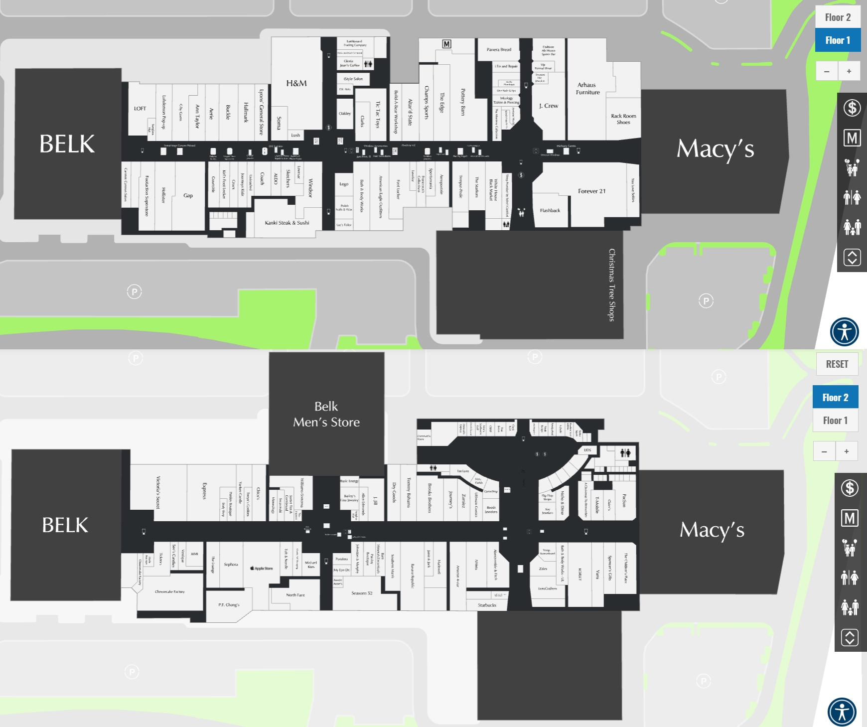 Crabtree Valley Mall Directory Map vrogue.co