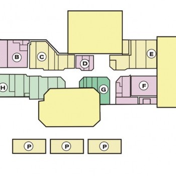 Cranberry Mall plan - map of store locations