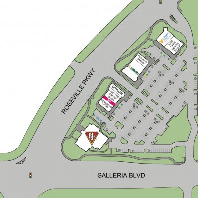 Creekside Plaza plan - map of store locations