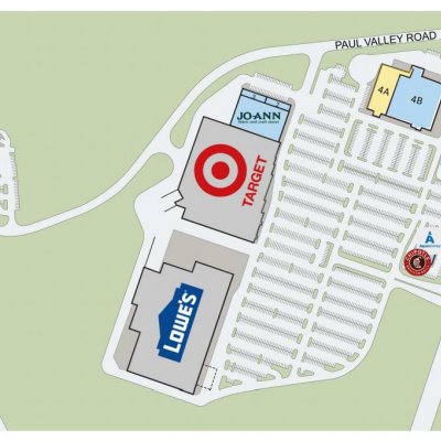 Creekview Center plan - map of store locations