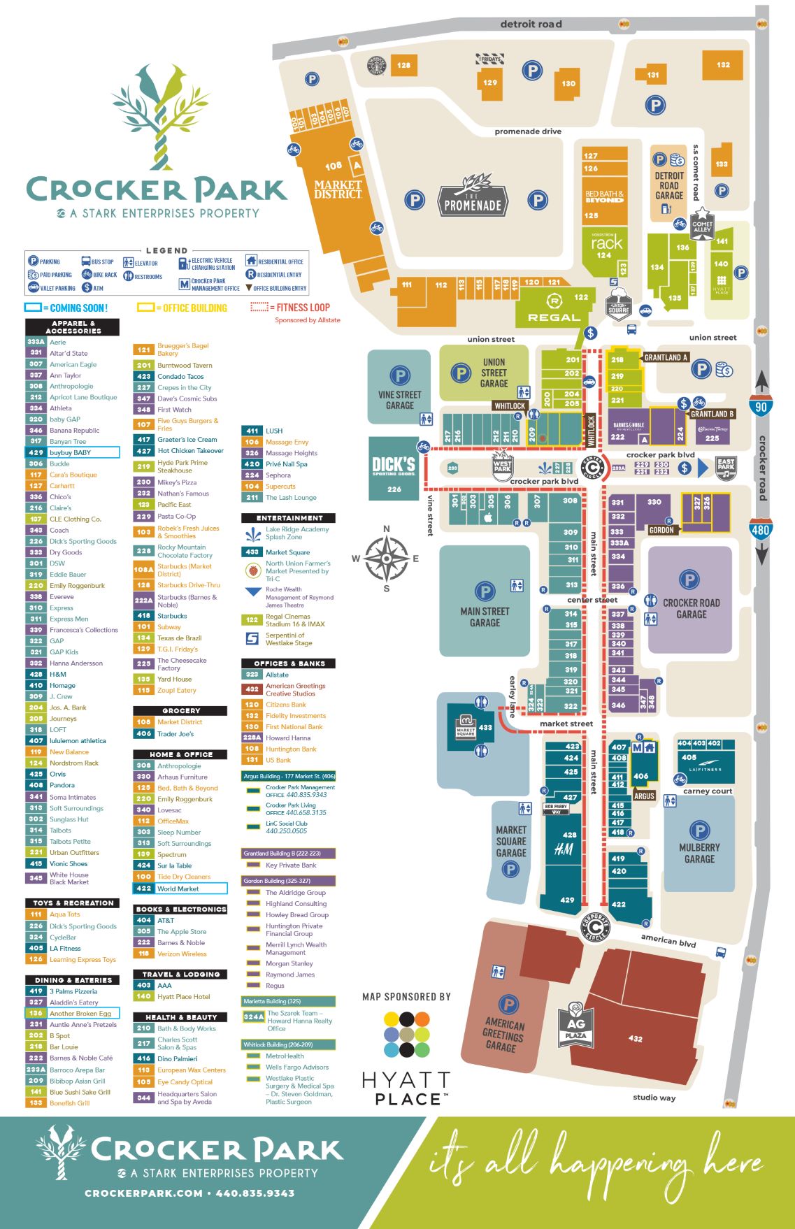 Crocker Park (133 stores) shopping in Westlake, Ohio OH 44145 MallsCenters