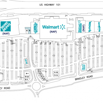 Crossroads at Santa Maria plan - map of store locations